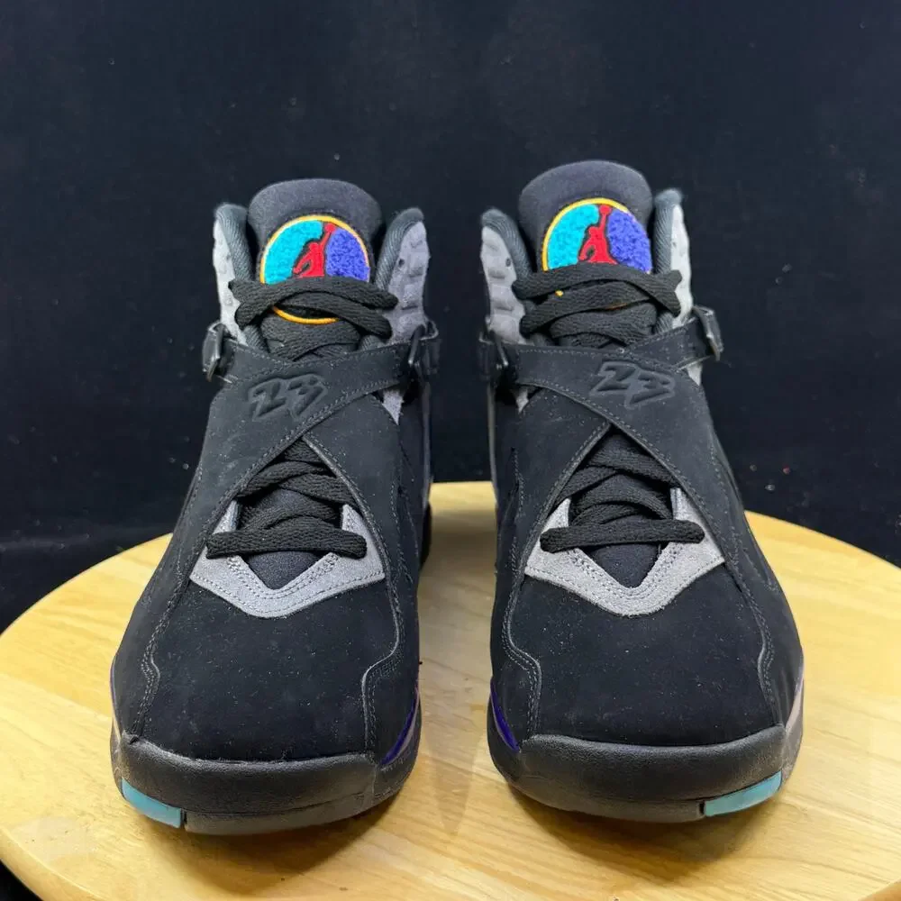 Nike Air Jordan 8 Retro Aqua 305381-006 Men's Lifestyle Sneakers Size 9.5 NEW